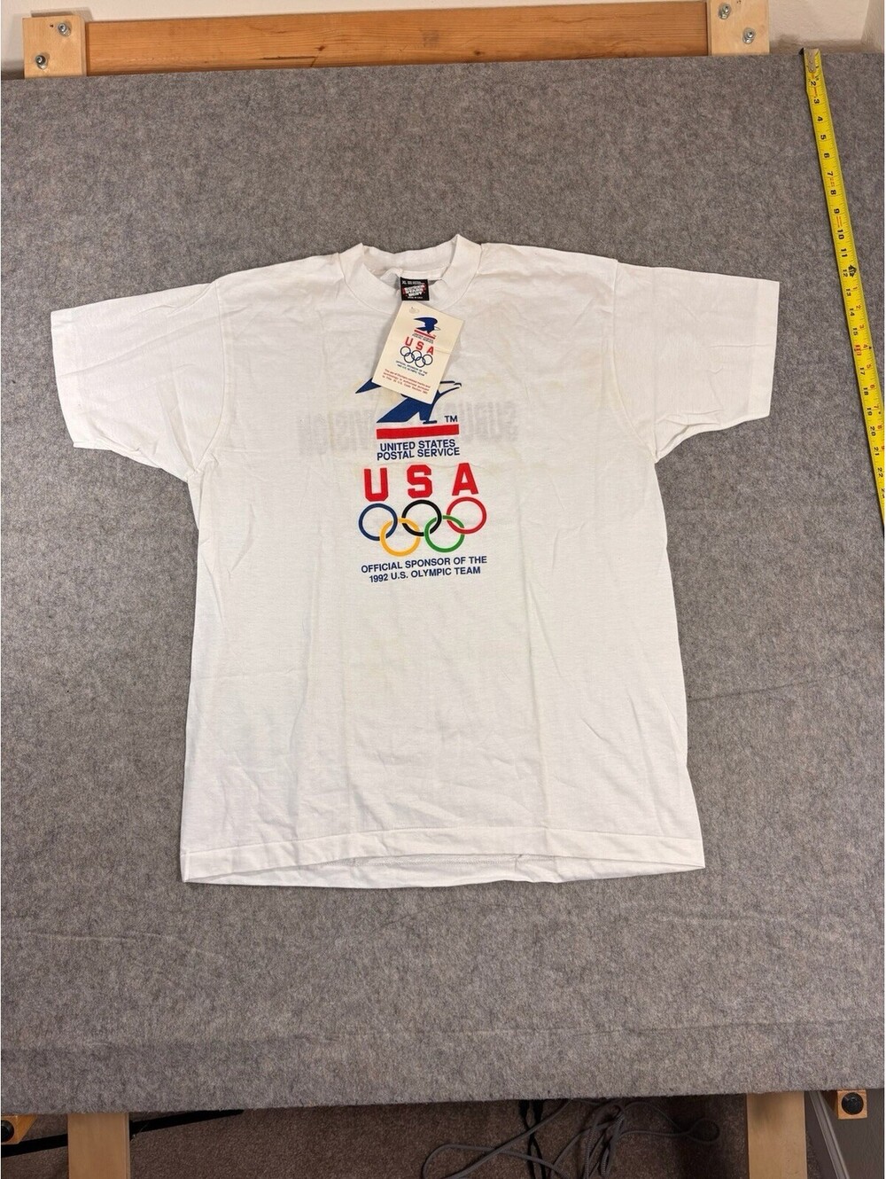 Vintage 1992 USPS US Olympic Team Sponsor Shirt New Old Stock Size XL NWT